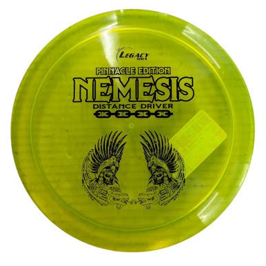 Used Legacy PINNACLE ED NEMESIS Disc Golf Driver Optic Yellow 11406-S000109313