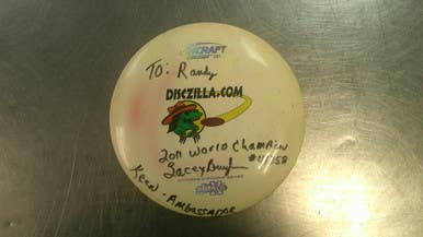 Used Discraft CRUSH Disc Golf Driver White 11868-S000068045