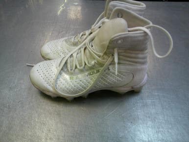Used Under Armour Adult FB Cleats White Senior 6 11339-S000199656