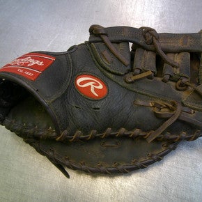 Used Rawlings PREMIUM SERIES BB/SB First Base RH Throw Black 12 1/2" 11339-S000199760