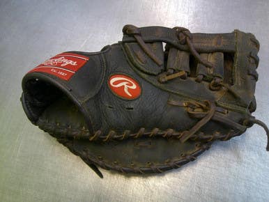 Used Rawlings PREMIUM SERIES BB/SB First Base RH Throw Black 12 1/2" 11339-S000199760