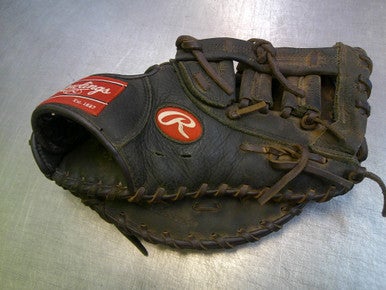 Used Rawlings PREMIUM SERIES BB/SB First Base RH Throw Black 12 1/2" 11339-S000199760