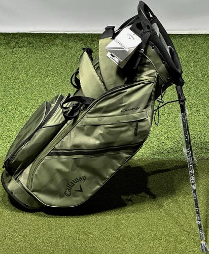 Callaway Chase Double Strap Stand Carry Golf Bag Color: Green Camo NEW!