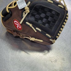 Used Rawlings RBG36BC BB/SB Glove RH Throw Brown 12 1/2" 11497-S000156259