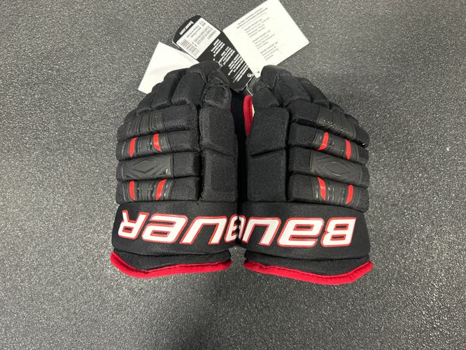 Bauer Pro Series Hockey Gloves 11" Black/Red (New)