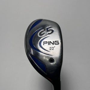 Ping G5 4 Hybrid 22* TFC100 Regular Graphite Mens RH Oversize Grip