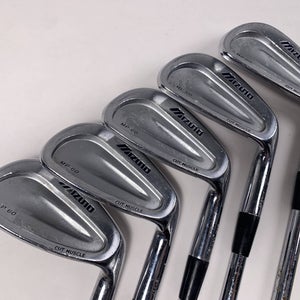 Mizuno MP 60 Iron Set 6-PW Precision Rifle FCM 5.5 Regular Steel Mens RH +1/2''