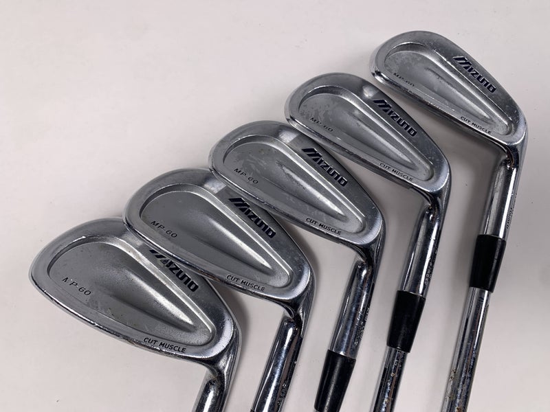 Mizuno MP 60 Iron Set 6-PW Precision Rifle FCM 5.5 Regular Steel Mens RH +1/2''