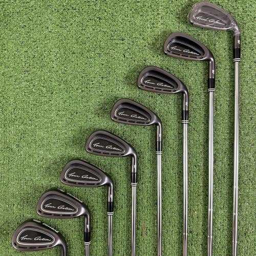 Cleveland Tour Action TA7 Gunmetal Black Iron Set 4-PW DW Action Lite Uniflex