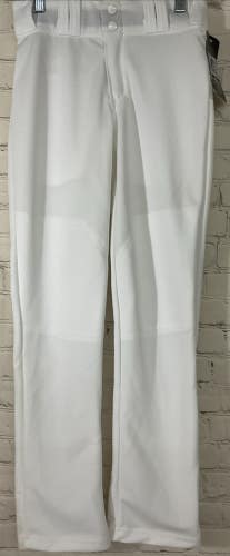 Russell Athletics Youth Medium Baseball Pants Sheer Mesh Vented Sections White