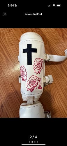 Hallowed religious batter Shin Guards (Used)