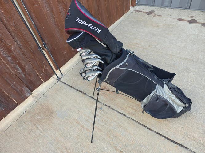 Top Flite Cobra Wilson 14 Piece Regular Flex Complete Golf Set Stand Bag