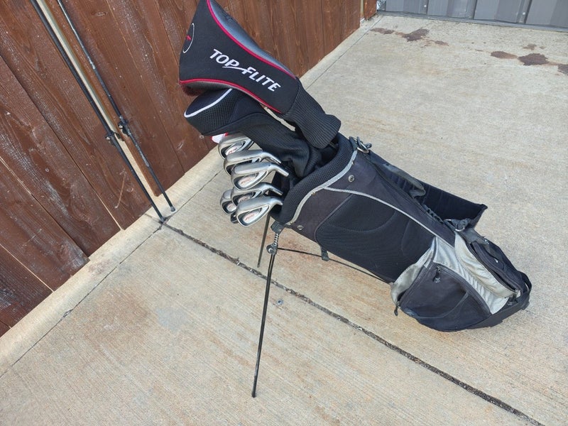 Top Flite Cobra Wilson 14 Piece Regular Flex Complete Golf Set Stand Bag