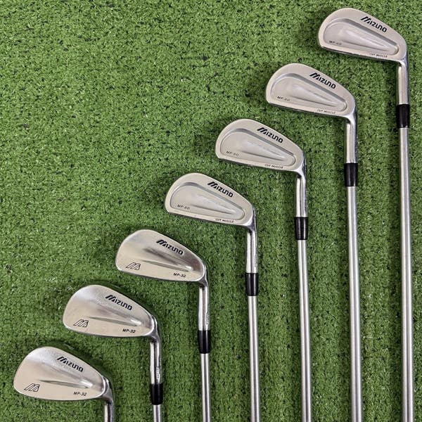 Mizuno MP-60 MP-32 Combo Iron Set 4-PW Project X Rifle Stiff Flex