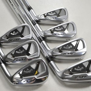 Callaway Apex 21 4-PW Iron Set Stiff Flex Right Elevate ETS 95g Steel # 213497