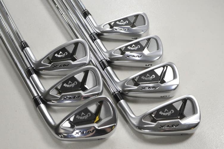 Callaway Apex 21 4-PW Iron Set Stiff Flex Right Elevate ETS 95g Steel # 213497
