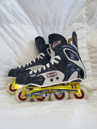 Mission Proto VI Inline Hockey Skates Regular Width Size 10.5 (Used)