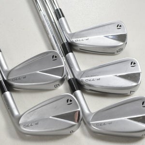 TaylorMade P770 2023 6-PW Iron Set Stiff Flex Right KBS Tour Steel # 213336