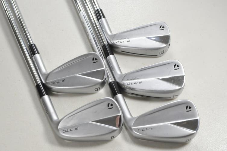 TaylorMade P770 2023 6-PW Iron Set Stiff Flex Right KBS Tour Steel # 213336