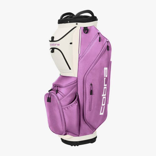 NEW Cobra Ultralight Pro Mauve Pop/Sugared Almond 14 Way Cart Golf Bag