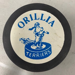 Orillia Terriers puck