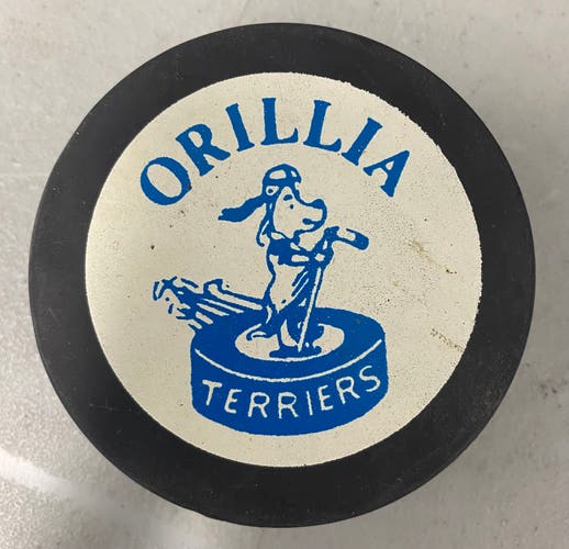 Orillia Terriers puck