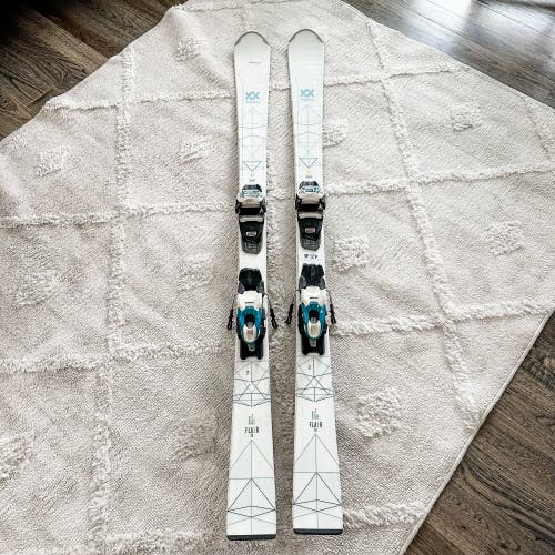 Women's Volkl Flair 154 cm All Mountain Skis With Bindings (Used)