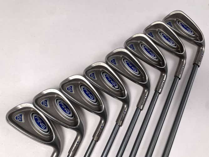 Ping G5 Iron Set 3-PW Blue Dot 1* Up TFC 100 I Regular Graphite Mens RH