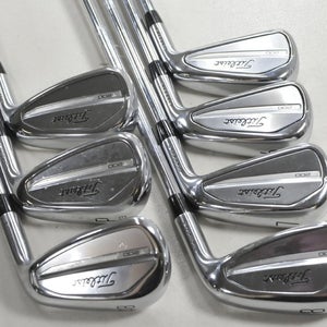 Titleist T200 2023 5-PW,48* Iron Set Stiff Flex Right AMT Black Steel  # 213219