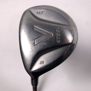 TaylorMade V Steel 5 Fairway Wood 18* MAS2 Ladies Womens LH Undersize Grip