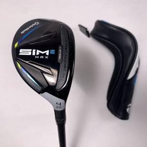 TaylorMade SIM2 MAX Rescue 4 Hybrid 22* Fujikura Ventus Blue HB 6R Regular RH HC