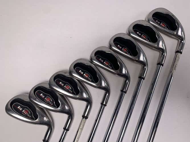 Callaway Big Bertha 2004 Iron Set 3-PW Uniflex Steel Mens RH