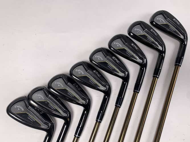 Callaway EPIC Forged Star Iron Set 6-PW+AW+GW+SW ATTAS Speed Series Senior RH