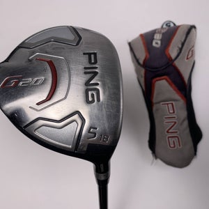 Ping G20 5 Fairway Wood 18* TFC169 Senior Graphite Mens RH HC Midsize Grip