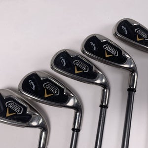 Callaway Big Bertha Fusion Iron Set 6-PW RCH System 75i Firm Graphite Mens RH