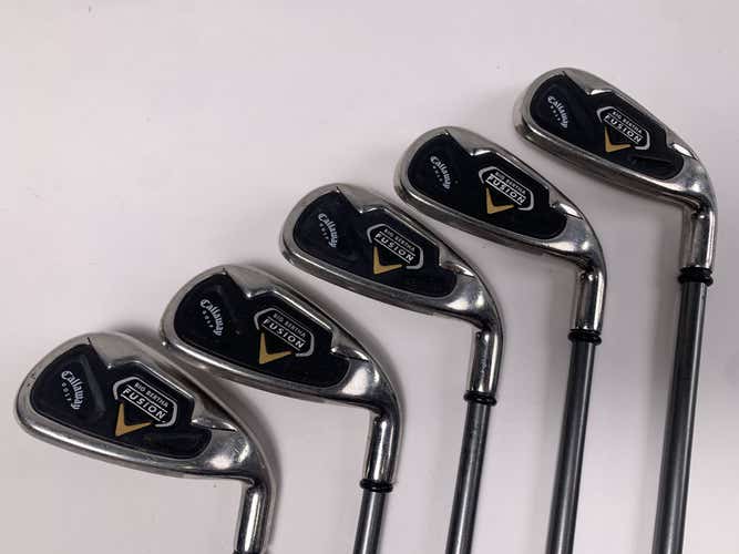 Callaway Big Bertha Fusion Iron Set 6-PW RCH System 75i Firm Graphite Mens RH