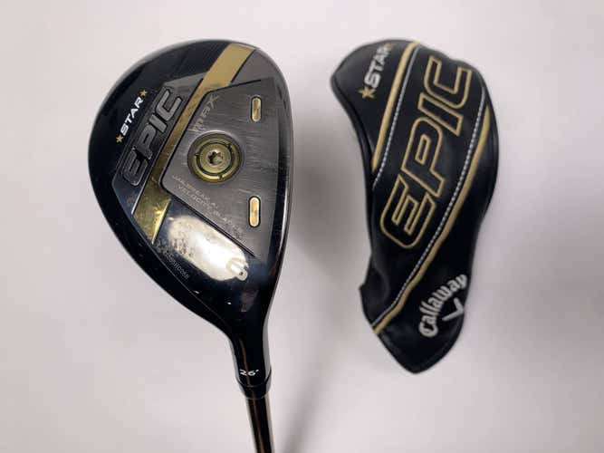 Callaway EPIC MAX Star 6 Hybrid 26* ATTAS Speed Series 40g Ladies Womens RH HC