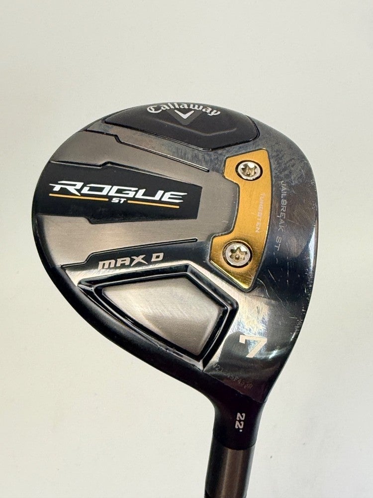 Callaway Rogue ST Max D 7 Wood 22 Cypher Black 50g Regular Flex