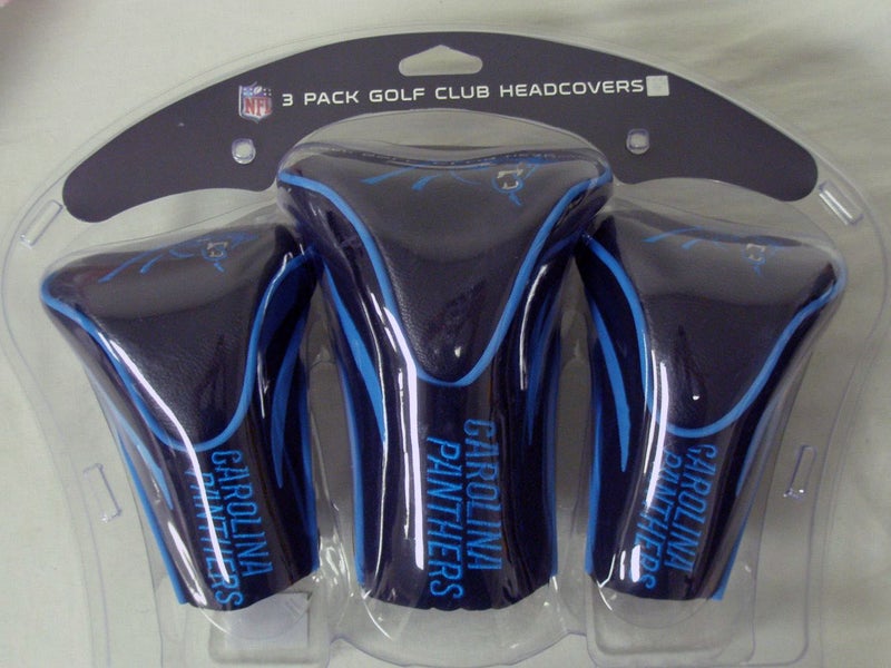 Team Golf Contour Golf Club Headcovers 3pk (Carolina Panthers) NFL NEW