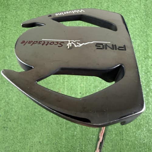 PING Scottsdale Wolverine Mallet Putter Black Dot Right Handed 35 Needs Grip