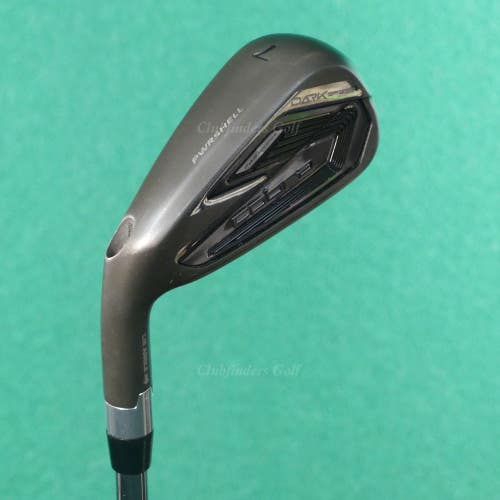 LH Cobra King Dark Speed Single 7 Iron Nippon Steel Extra Stiff DEMO FITTING