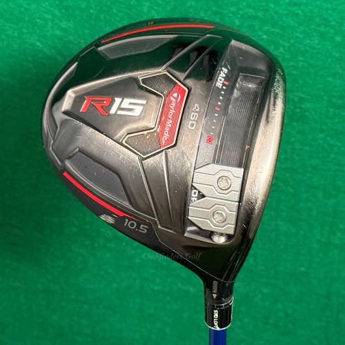 TaylorMade R15 460 Black 10.5 Driver Fujikura Speeder 569 Evolution Stiff w/ HC