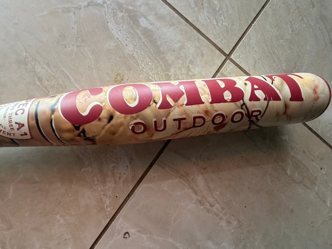2026 Combat MFG Spec A1 Alloy BBCOR Certified Bat (-3) 28 oz 31" (Used)