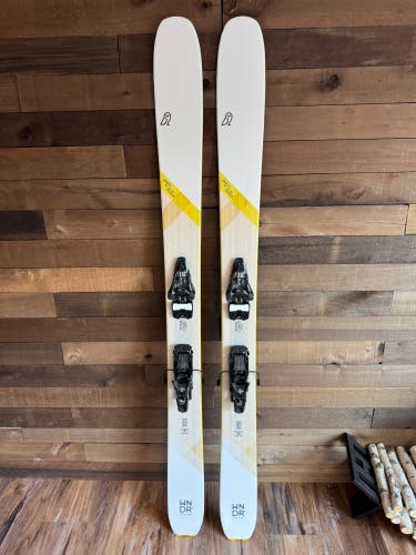 WNDR Reason 120 Reverse Camber skis (177cm) w/ Salomon Shift 2 bindings & Pomoca Skins