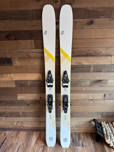 WNDR Reason 120 Reverse Camber skis (177cm) w/ Salomon Shift 2 bindings & Pomoca Skins