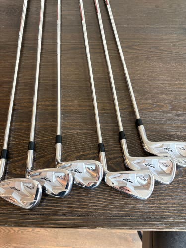 Men's 2019 Callaway Apex Pro 19 Right Handed Iron Set Regular Flex Steel Shaft (Used)