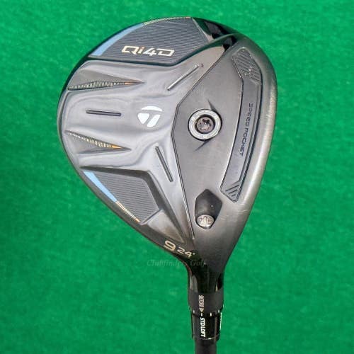 TaylorMade Qi4D 24 Fairway 9 Wood Mitsubishi REAX 55-A Graphite Seniors w/HC