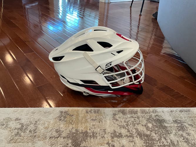 White Cascade S Helmet (Used) SEND OFFERS PLZ. WILLING TO NEGOTIATE!!