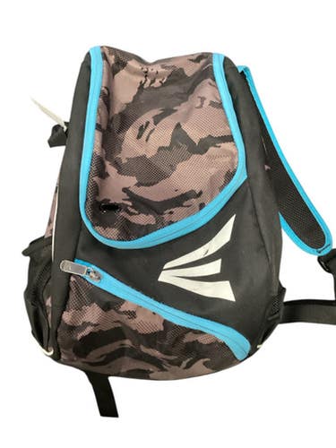 Used Easton BACKPACK BB/SB Player Backpack Black And Carolina Blue 11443-S000204024