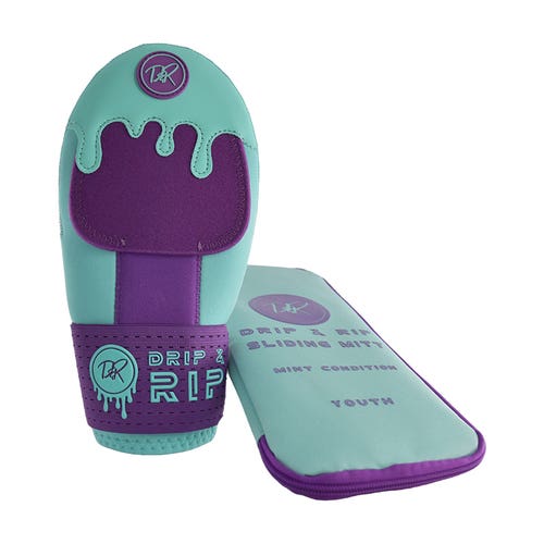 Drip & Rip Sliding Mitt Youth for Baseball & Softball - Closeout - Mint Condition Colorway